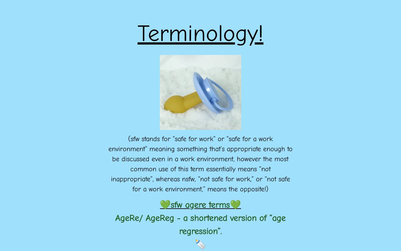 agere-terminology